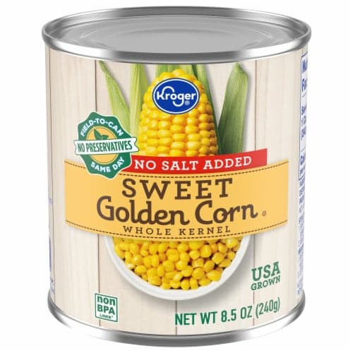 Kroger No Salt Added Whole Kernel Corn