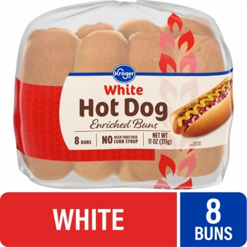 Kroger White Hot Dog Buns