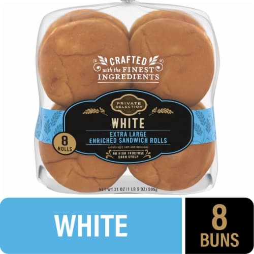 Private Selection White Extra Large Sandwich Rolls