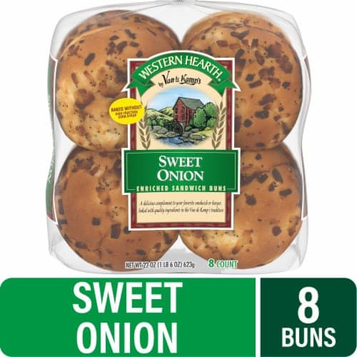 Western Hearth Sweet Onion Sandwich Buns