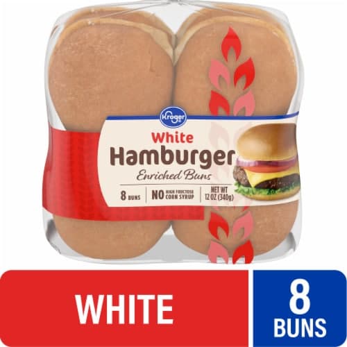 Kroger White Hamburger Enriched Buns