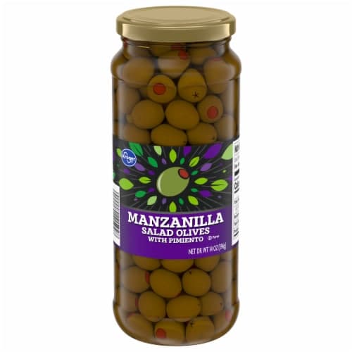 Kroger Pimiento Stuffed Manzanilla Salad Olives