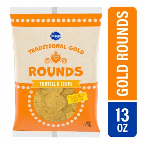 Kroger Traditional Gold Rounds Tortilla Chips