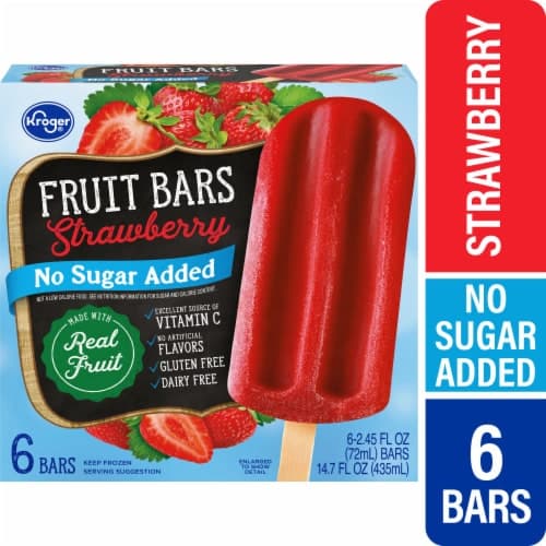 Kroger No Sugar Added Strawberry Fruit Bars