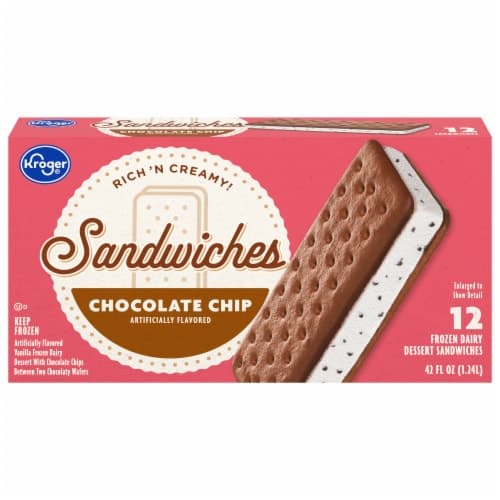 Kroger Chocolate Chip Ice Cream Sandwiches