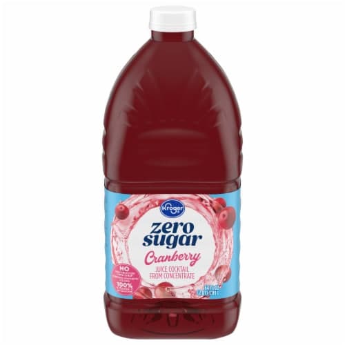 Kroger Naturally Flavored Zero Sugar Cranberry Juice Cocktail