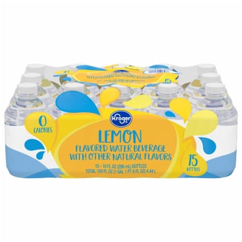 Kroger Lemon Flavored Bottled Water