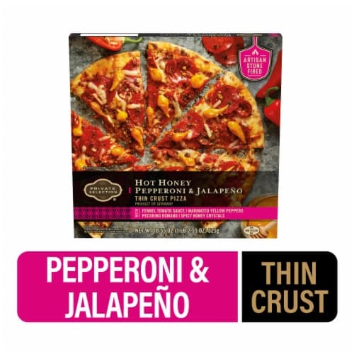 Private Selection Hot Honey Pepperoni & Jalapeno Thin Crust  Pizza