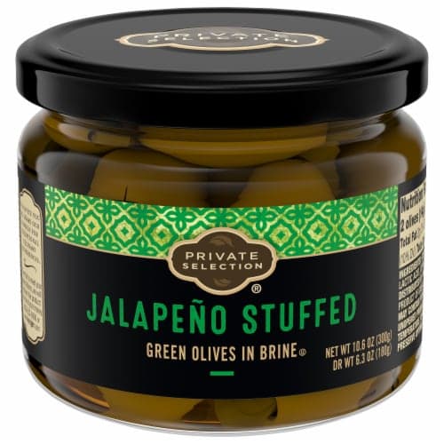 Private Selection Jalapeno Stuffed Green Olives In Brine