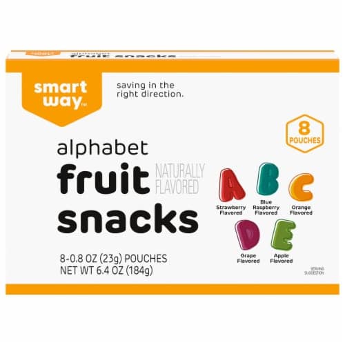 Smart Way Alphabet Fruit Snacks