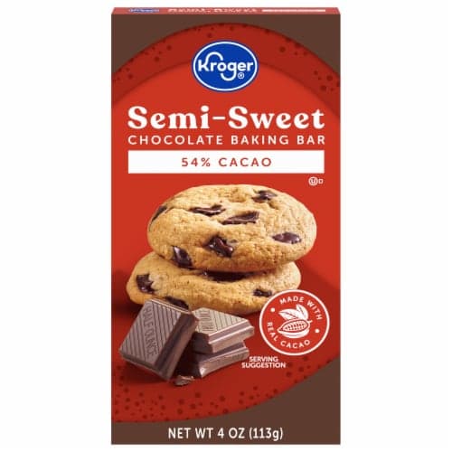 Kroger Semi-Sweet Chocolate Baking Bar