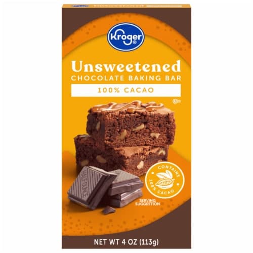 Kroger Unsweetened Chocolate Baking Bar