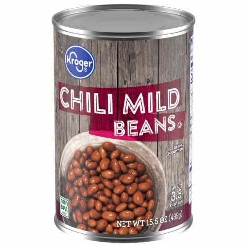 Kroger Chili Mild Canned Beans