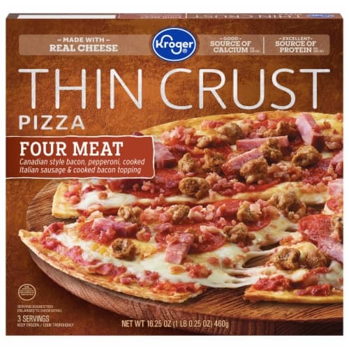 Kroger Four Meat Thin Crust  Pizza