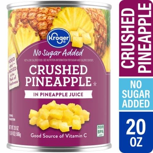 Kroger Crushed Pineapple In Natural Juice