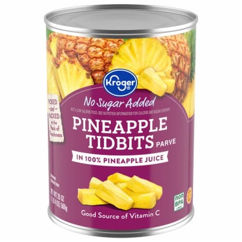 Kroger Tidbit Pineapple In Natural Juice