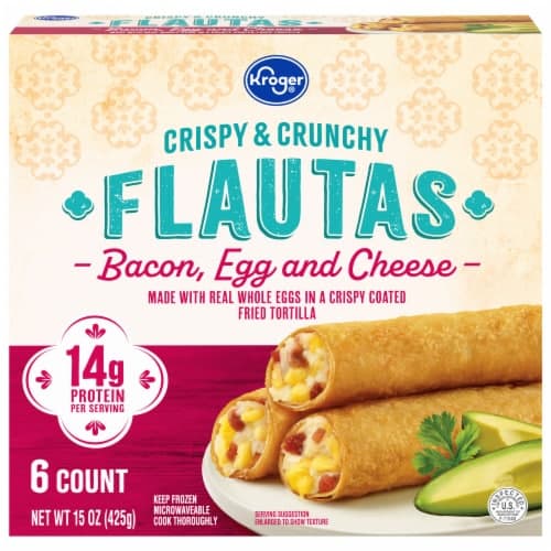 Kroger Bacon Egg & Cheese Flautas