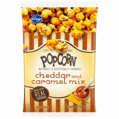 Kroger Cheddar & Caramel Popcorn