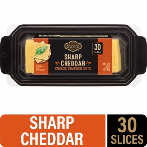 Private Selection Sharp White Cheddar Cracker Cuts Sliced Cheese