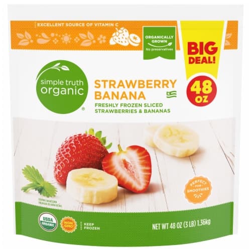 Simple Truth Organic Freshly  Sliced Strawberries & Bananas