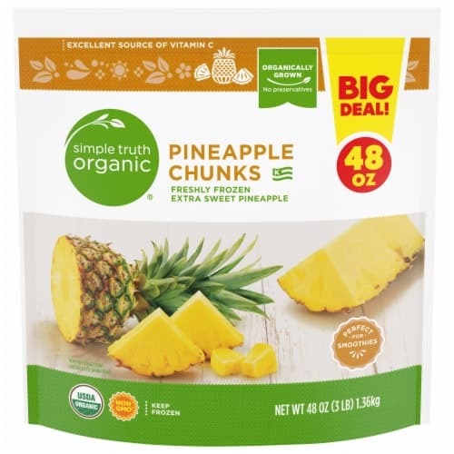 Simple Truth Organic Freshly  Extra Sweet Pineapple Chunks