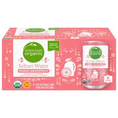 Simple Truth Organic Mango Grapefruit Seltzer Water