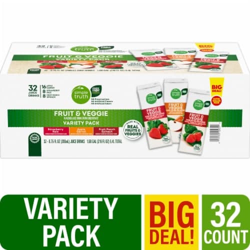 Simple Truth Kids Fruit And Veggie Juice Box Variety