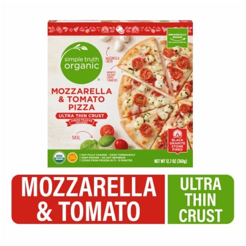 Simple Truth Organic Ultra Thin Crust Mozzarella & Tomato Pizza