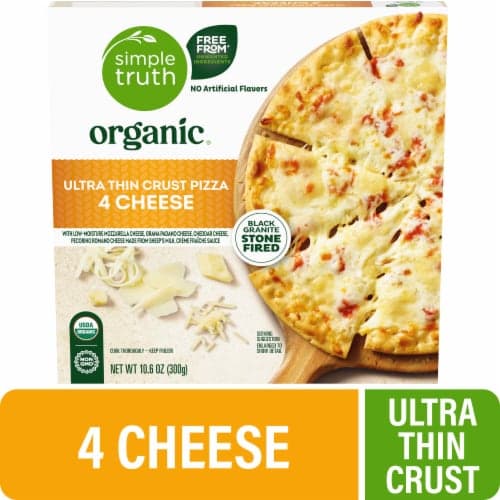 Simple Truth Organic Ultra-Thin Crust 4 Cheese Pizza