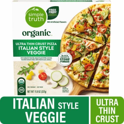 Simple Truth Organic Italian Style Ultra-Thin Crust Vegetable Pizza