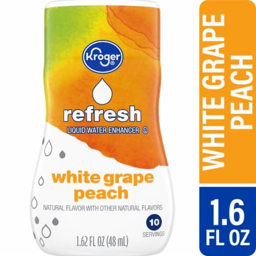 Kroger White Grape Peach Liquid Water Enhancer