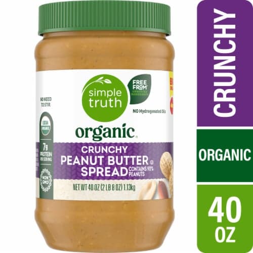 Simple Truth Organic Peanut Butter Crunchy No Stir Big Deal!