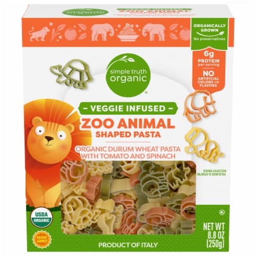 Simple Truth Organic Veggie Infused Zoo Animal Shaped Pasta