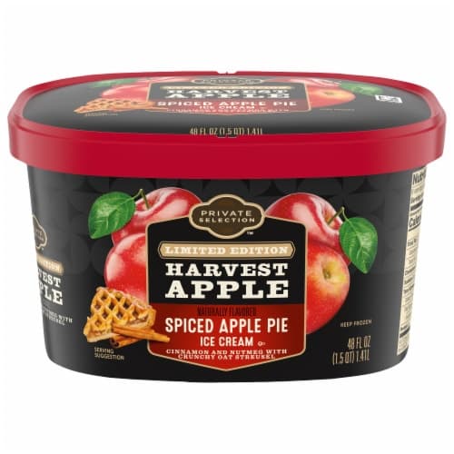 Private Selection Limited Edition Harvest Apple Spiced Apple Pie Ice Cream Tub