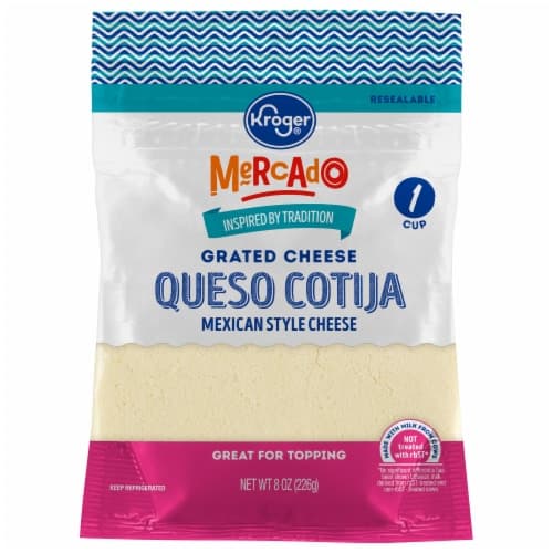 Kroger Mercado Queso Cotija Grated Cheese