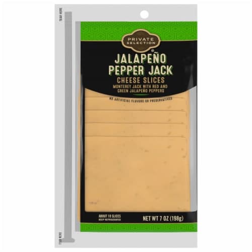 Private Selection Jalapeno Pepper Jack Sliced Cheese