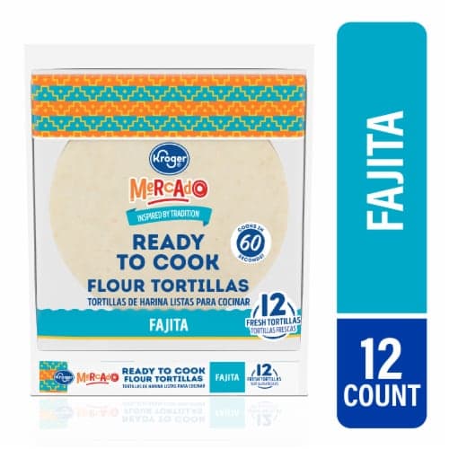 Kroger Mercado Ready To Cook Flour Tortillas
