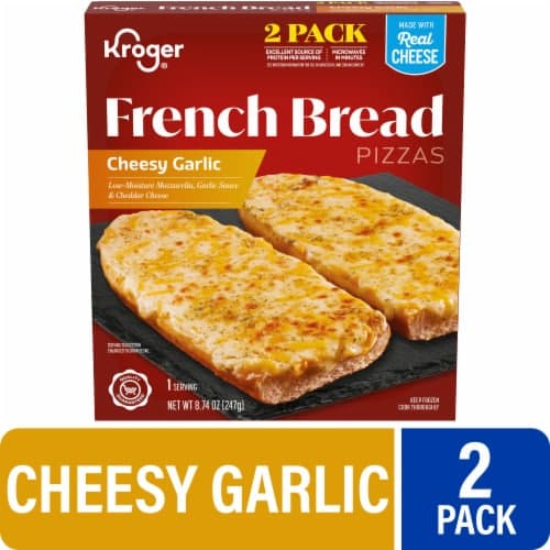 Kroger French Bread Cheesy Garlic Pizzas