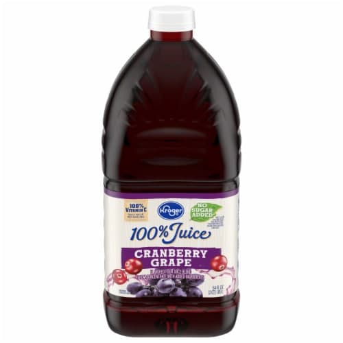 Kroger 100% Juice Cranberry Grape