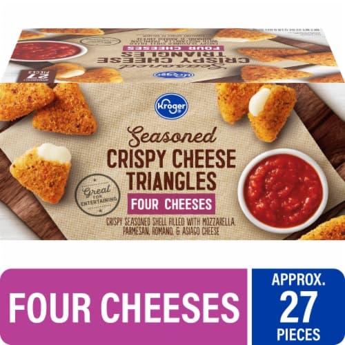 Kroger Seasoned Crispy Four Cheeses Triangles