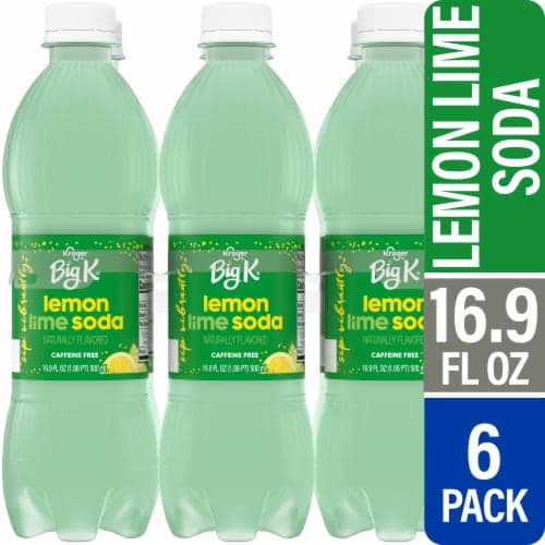 Big K Lemon Lime Soda Bottles