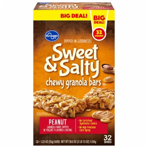 Kroger Sweet & Salty Peanut Chewy Granola Bars Big Deal!