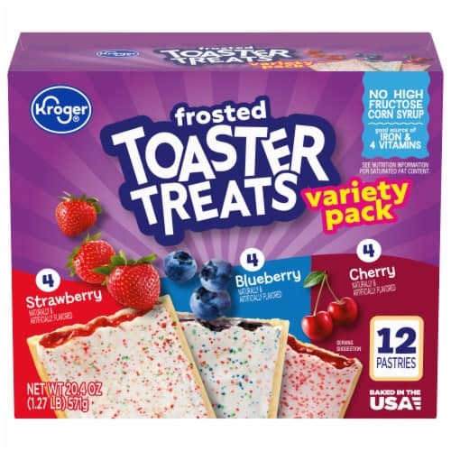 Kroger Frosted Toaster Treats Fruit Variety