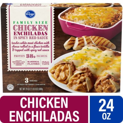 Kroger Chicken Enchilada In Spicy Red Sauce Family Tray