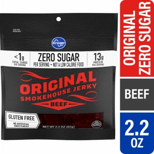 Kroger Zero Sugar Original Smokehouse Beef Jerky