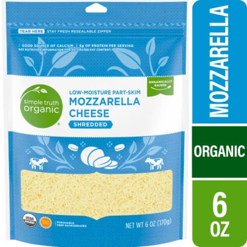 Simple Truth Organic Low-Moisture Part-Skim Shredded Mozzarella Cheese