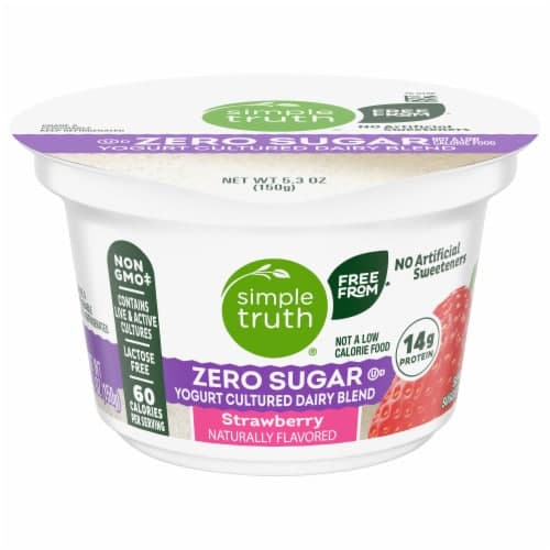Simple Truth Strawberry Zero Sugar Yogurt