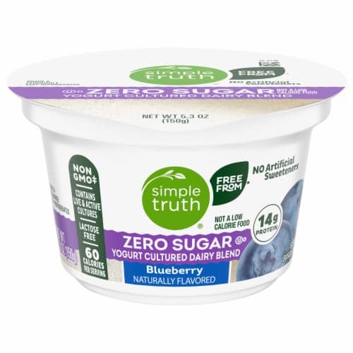Simple Truth Blueberry Zero Sugar Yogurt