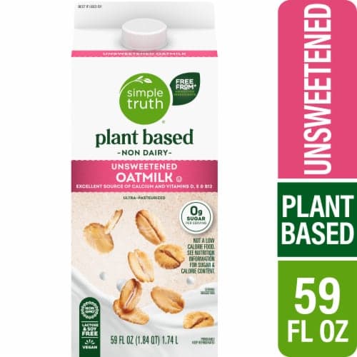 Simple Truth Plant Based Non Dairy Unsweetened Oat Milk