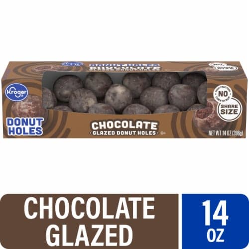 Kroger  Glazed Chocolate Donut Holes